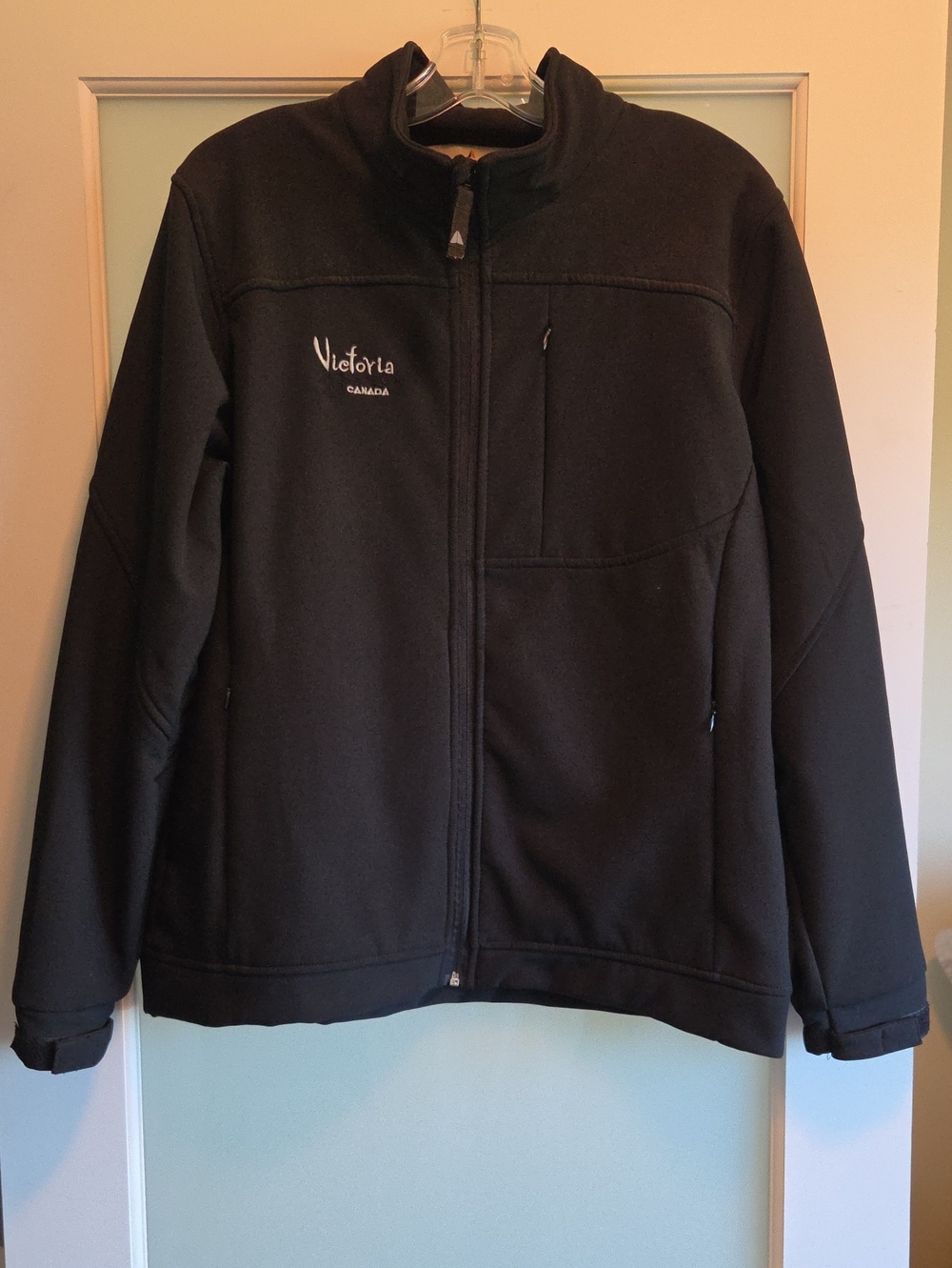 Women's Black Full-Zip Jacket
